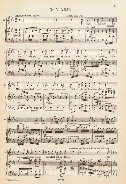 Fidelio : grosse Oper in zwei Aufzugen / von L. van Beethoven ; Klavierauszug herausgegeben von Kurt Soldan