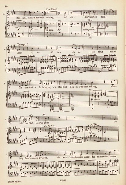 Fidelio : grosse Oper in zwei Aufzugen / von L. van Beethoven ; Klavierauszug herausgegeben von Kurt Soldan