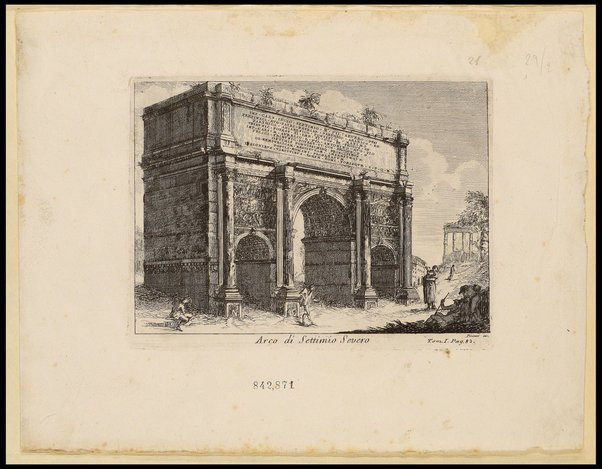 Arco di Settimio Severo / Piranesi inc.