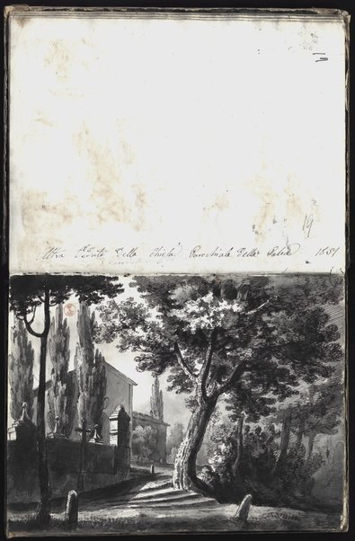 Altra veduta della chiesa parrocchiale della Palia 1857 / Tancredi Liverani