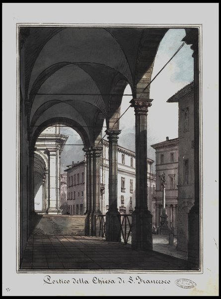 Portico della Chiesa di S. Francesco / Tancredi Liverani, Romolo Liverani