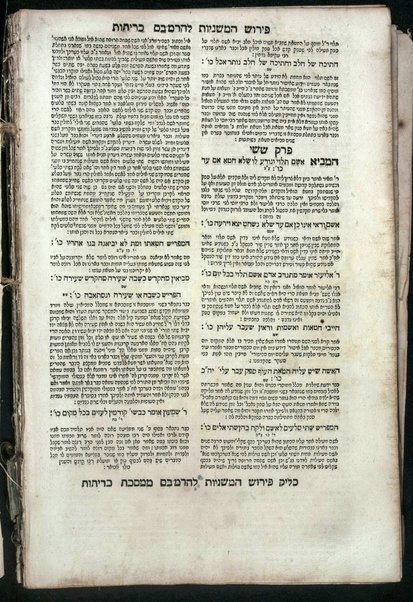 Talmud Bavli /  ... kefi asher kavar nidpas ... mi-ḳedem ṿe-ʻim kamah maʻalot ... she-hughu mi-kol sifre ha-Shas ha-ḳodmim umi-sifre kol ha-mefarshim ... [ṿe]she-huvʼu kol marʼeh meḳomot ...