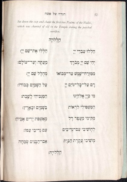 The Haggadah of Passover =  Hagadah shel Pesaḥ : for members of the Armed Forces of the United States / edited by David and Tamar de Sola Pool.