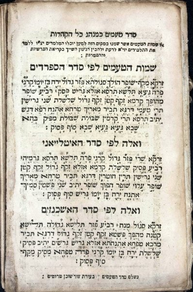 Sefer Be-re'shit [-Devarim] : min Ḥamishah ḥumshe Torah ...