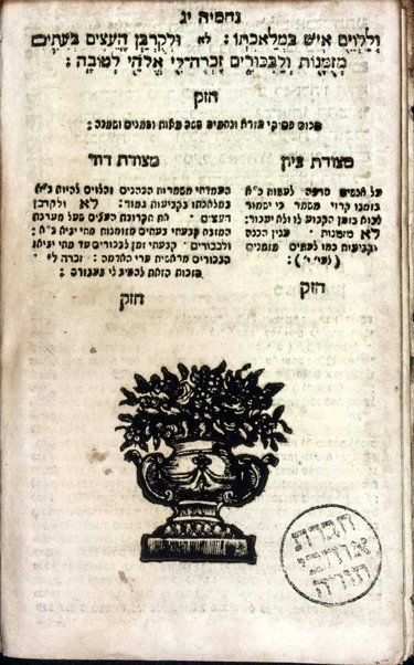 [Neviʼim rishonim, Neviʼim aḥaronim u-Khetuvim] : ʻim shene perushim : yenuḥaḥ ke-ishim ... Metshudat Daṿid ... Metsudat Tsiyon ... / Yeḥiʼel Hilel mi-ḳ.ḳ. Yavrov be-h.h. Daṿid Alṭ Shuler.