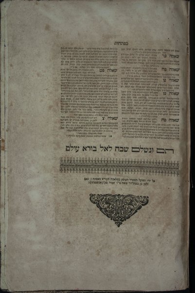 Sefer Sheʼelot u-teshuvot : sefunot ṿa-ḥashuvot, be-Yiśraʼel mefursamim, reḥo nodef ki-beśamim ... / asher paʻal ṿe-ʻaśah Yosef ben Lev.