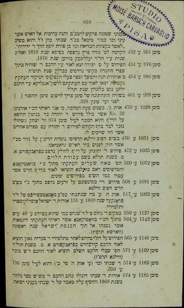 Or ha-Ḥayim : hu sefer ʻarukh li-yediʻat ḥakhme Yiśraʼel ṿe-sifrehem / ... asher paʻal ṿe-ʻaśah ... Ḥayim b. R. Yosef Mikhal