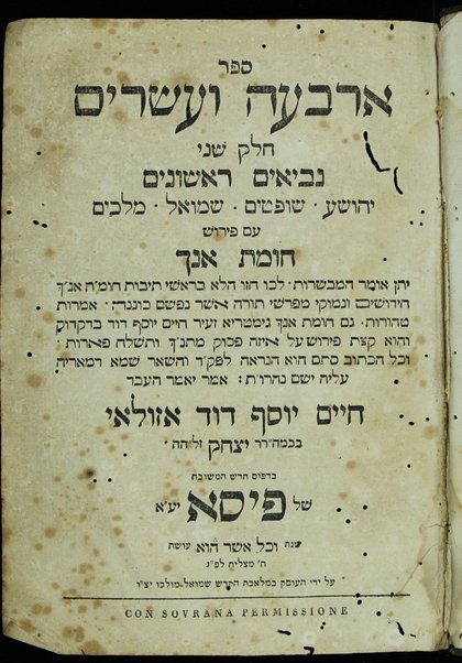 Sefer Arbaʻah ṿe-ʻeśrim : hineh hinam mesudarim meʻutaḳim, u-mugahim mi-pi sofrim u-sefarim ... le-daʻat ish emunim ha-Rav Minḥat Shai ...