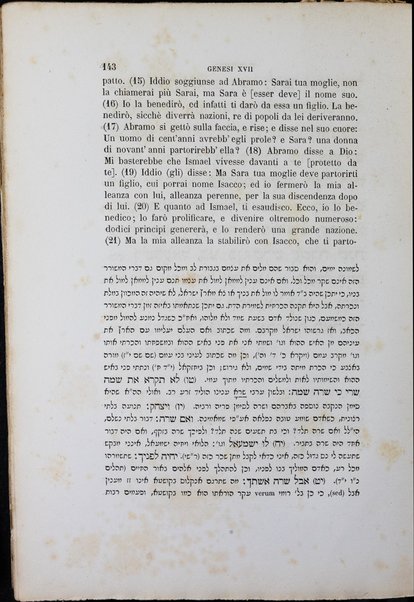 Il Pentateuco / volgarizzato e commentato da Samuel Davide Luzzatto con introduzione critica ed ermeneutica. Opera postuma ...