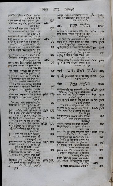 Bet Daṿid / asher izen ... ha-Rav Yosef Daṿid ʻal seder arbaʻah turim ... teshuvot ...