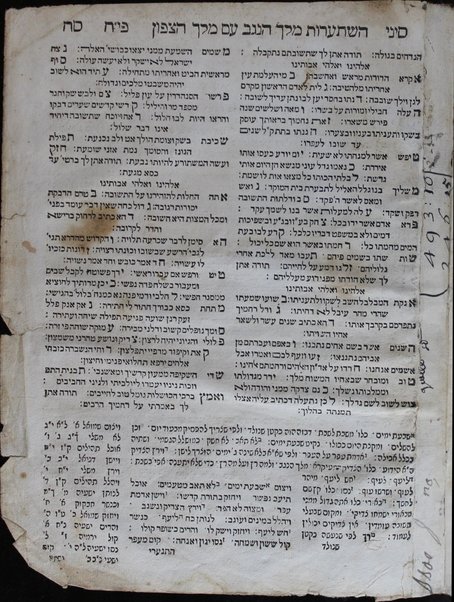 Sefer Hiśtaʻarut melekh ha-negev ʻim melekh ha-tsafon : milḥemet ḥovah, niflaʼah le-ṭovah, śarim ʻelyonim ... / ḥibro Yaʻaḳov Londin.