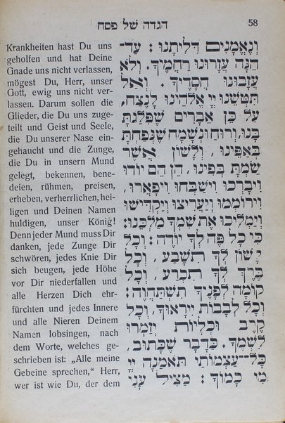 Hagadah shel Pesaḥ = Hagadah : Erzählungen vom Auszuge der Juden aus Aegypten für die beiden ersten Abende der Pessach-Feiertage / übers. von B. Warszawiak.