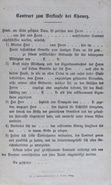 Hagadah shel Pesaḥ : Die beiden Pessachabende / uebersetzt von R.J. Fürstenthal.