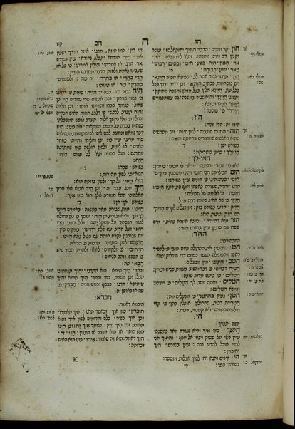 Maʻarikh ha-maʻarakhot = Dictionarium absolutissimum complectens : alphabetico ordine, et facili methodo omnes voces Hebraeas, Chaldaeas, talmudico-rabinicas, quae in reliquis, quae uspiam sunt dictionariis extant, innumerásque alias quae à nullo lexicographo sive Christiano, sive Iudaeo hactenus observatae sunt variarum praeterea legis caeremoniarum, sententiarum ac locorum difficiliorum in rabinorum & cabalistarum libris passim occurentium explicationem, necnon compendia scribendi, seu abbremiaturas omnes Hebraeorum / authore Philippo Aqvinate.