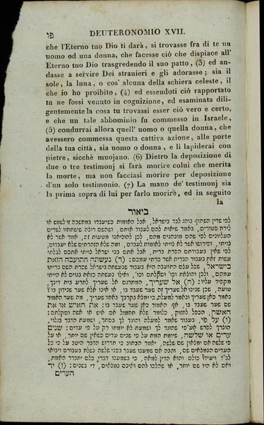 Sefer Torat ha-Elohim : kolel ḥamishah ḥumshe Torah : meturgamim Italḳit u-mevoʼarim beʼur ḥadash ... = Legge di Dio, ossia il Pentateuco : tradotta in lingua italiana / ʻal yede Yitsḥaḳ Shemuʼel Regyo.