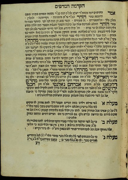 Sefer ha-zohar ʻal ha-Torah / meha-tana ha-eloḳi Rabi Shimʻon ben Yoḥai. : ke-fi asher nidpas be-Manṭovah ... Ṿe-hosafnu me-ḥadash be-tsido marʼeh maḳom ...