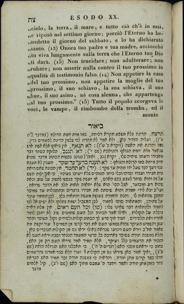 Sefer Torat ha-Elohim : kolel ḥamishah ḥumshe Torah : meturgamim Italḳit u-mevoʼarim beʼur ḥadash ... = La Legge di Dio, ossia il Pentateuco : tradotta in lingua italiana / ʻal yede Yitsḥaḳ Shemuʼel Regyo.