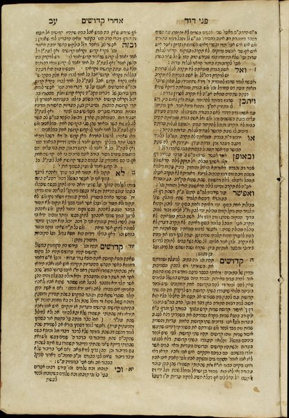 Sefer Pene Daṿid : Panim le-Torah, remazim, perushim, heʻarot ʻal ha-Torah  ke-seder ha-parashiyot ... / ... Ḥayim Yosef Daṿid b. k. m. ha-R. Yitsḥaḳ Azulai.