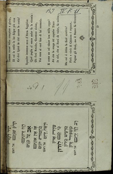 Peri ḥadash : Mayim ḥayim ... / asher ḥiber ... Ḥizḳiyah di Silṿah ... ṿe-heviʼo le-vet ha-defus ... Daṿid di Silṿah ...