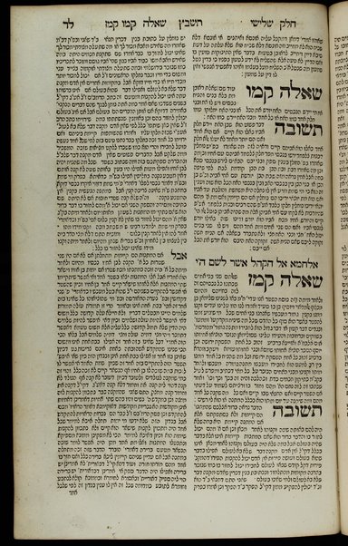 Sefer ha-Tashbets : arbaʻah ḥalaḳim / asher ḥiber ha-nesher ha-gadol baʻal ha-kenafayim ... ṿe-ʻoḳer harim ha-mefursam shemo nodʻa bi-sheʻarim meʼor ha-golah ... Shimʻon b"r Tsemaḥ ... ha-rav ha-meḥaber ... lo yatsa le-or ha-ʻolam ʻad ha-yom ha-zeh ... Meʼir Ḳreśḳaś mi-benan shel ḳedoshim ṿe-shalshelet yuḥasim ben he-ḥakham ha-shalem ha-Rav ... Netanʼel ...