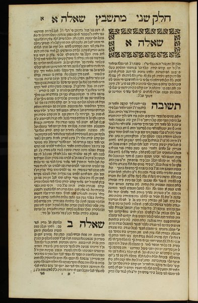 Sefer ha-Tashbets : arbaʻah ḥalaḳim / asher ḥiber ha-nesher ha-gadol baʻal ha-kenafayim ... ṿe-ʻoḳer harim ha-mefursam shemo nodʻa bi-sheʻarim meʼor ha-golah ... Shimʻon b"r Tsemaḥ ... ha-rav ha-meḥaber ... lo yatsa le-or ha-ʻolam ʻad ha-yom ha-zeh ... Meʼir Ḳreśḳaś mi-benan shel ḳedoshim ṿe-shalshelet yuḥasim ben he-ḥakham ha-shalem ha-Rav ... Netanʼel ...