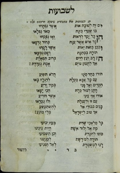 Sefer ʻEt ha-zamir / ḥibero ha-Rav ha-muvhaḳ ha-meḳubal Eloḳi he-Ḥasid k. mo. ha-r. R. Binyamin ha-Kohen