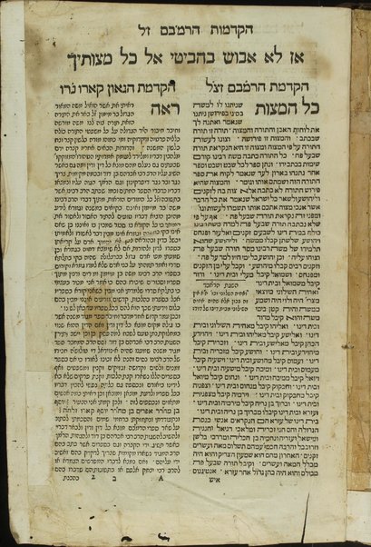 Mishneh Torah : hi ha-Yad ha-ḥazaḳah leha-Rambam ... ʻim Haśagot ha-Rabad ... u-Magid mishneh ṿe-ʻim Kesef mishneh la-gaʼon ... Yosef Ḳaro ... ṿe-ḥidashnu bo ha-temunot ha-shayakhot be-Ferush hilkhot ḳidush ha-ḥodesh ṿe-ʻod hosafnu ʻal ha-halakhot ha-nizkarot perush meha-r. R. Leṿi N. Ḥabib ... ha-kol hugah ... ṿe-hosafnu ... mafteaḥ ...