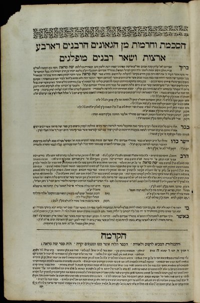 Sefer Yefeh marʼeh : .hibur ḳadosh ṿe-nora ... / ḥibro Shemuʼel Yafeh Ashkenazi ... [me-et] Avraham rosh bet din ... Gloga.