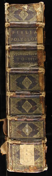 Biblia sacra polyglotta complectentia textus originales, Hebraicum, cum Pentateucho Samaritano, Chaldaicum, Græcum : versionumque antiquarum, Samaritanæ, Græcæ LXXII interp., Chaldaicæ, Syriacæ, Arabicæ, Æthiopicæ, Persicæ, Vulg. Lat., quicquid compari poterat : cum textuum & versionum orientalium translationibus Latinis : ex vetustissimis mss. undique conquisitis, optimisque exemplaribus impressis, summâ fide collatis : quæ in prioribus editionibus deerant suppleta, multa antehac inedita, de novo adjecta, omnia eo ordine disposita, ut textus cum versionibus uno intuitu conferri possint : cum apparatu, appendicibus, tabulis, variis lectionibus, annotationibus, indicibus, &c. : opus totum in sex tomos tributum / edidit Brianus VValtonus.