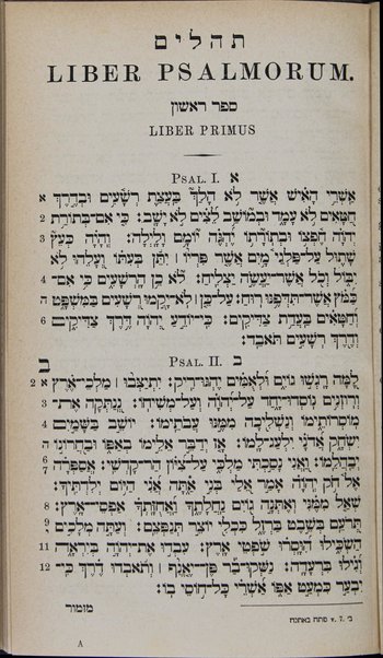 Sefer Tehilim : ... / Me'ir ha-Leṿi Le‘te‘ris = Il libro de' Salmi