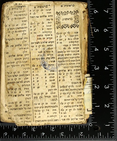 Zeh Sefer Toldot Aharon : marʼeh maḳom mi-kol ha-pesuḳim sheba-Ḥamishah ḥumshe Torah ṿe-Ḥamesh megilot ha-nimtsaʼim be-shita sidre, ha-masekhta ṿeha-pereḳ, ha-daf ṿeha-ʻamud.