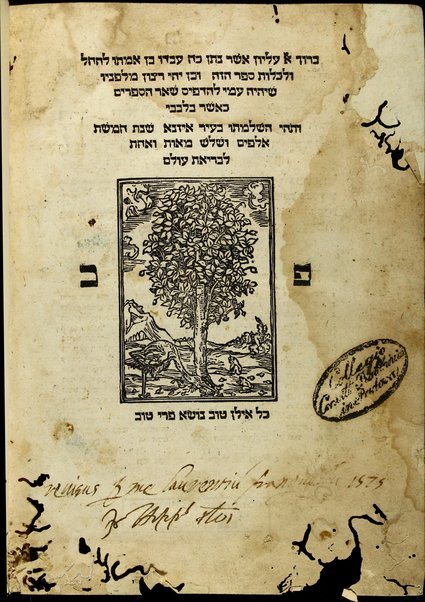 Sefer ha-Tishbi : shorashaṿ ke-minyan Tishbi / Leʼiyahu [i.e. Eliyahu] ha-Tishbi.