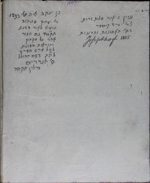 Sefer ha-Gedarim, oder, Leḳsiḳon fon ṿisenshafṭn : beʼur milim filosofiyim / Menahem ha-mekhuneh Bonafus ben Avraham, ḳeraʼo Mikhlal yofi.