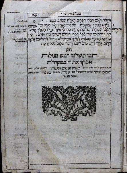 Arbaʻah ṿe-ʻeśrim sefarim meduyaḳim : be-ḥoser u-melo muʻatiḳim, ʻim neḳudot ha-kesef ṿe-ṭeʻamim ... or Torah ... le-horot pesuḳot leʻolim le-S.T. be-tsibur ... uba-sof kol parashah moreh maḳom ha-hafṭarot ke-minhag kol ḳehilot ha-ḳodesh ... parshiyot shel yamim ṭovim ... ḳodem Ḥamesh Megilot ... he-ḳeri ṿeha-ketiv u-minyan 613 mitsvot ke-seder ha-Ramba"m ... pitron kol davar ha-ḳasheh be-leshon laʻaz  ... / Śimḥah Ḳalimani ... ḥibur diḳduḳ ... luaḥ shel shemonim shanah retsufot ...Sefer Neviʼim rishonim ... ʻim perush ha-milot yoter zarot bi-leshon Iṭalyani