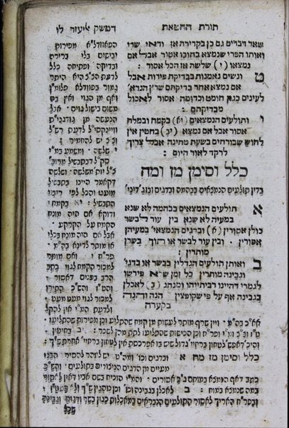 Sefer Dameśek Eliʻezer : ... ḥibur u-ferush ʻal Torat ha-haṭat ... / Mosheh Iserleś ... be-dine isur ṿe-heter ... u-vo ... haśagot ... ḥibro ... Eliʻezer ben Yehoshuʻa mi-ḳ.ḳ. Shebershin.