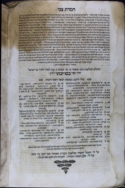 Sefer Shivʻim Tiḳune ha-Zohar : ... perusho be-sefer Ḥemdat Tsevi, bo gilah maʼamarim setumim ... gam kelalim ʻal ha-ḳabalah / Tsevi Hirsh ... Ḥoṭsh ...