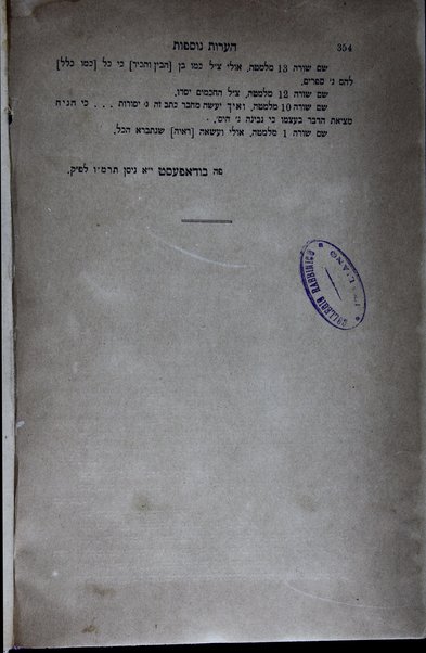 Perush Sefer yetsirah / ... ʻim mavo ṿe-hagahot ṿe-heʻarot me-et Shelomoh Zalman Ḥayim Halbersṭam ; ʻim heʻarot nosafot me-et Daṿid Ḳoifmann.