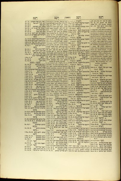 Sefer Hekhal ha-ḳodesh : ... hu' ḳonḳordantsi'a ‘ivrit ṿe-armit ... le-sifre Torah Nevi'im u-Ketuvim ... = Veteris Testamenti Concordantiae Hebraicae atque Chaldaicae