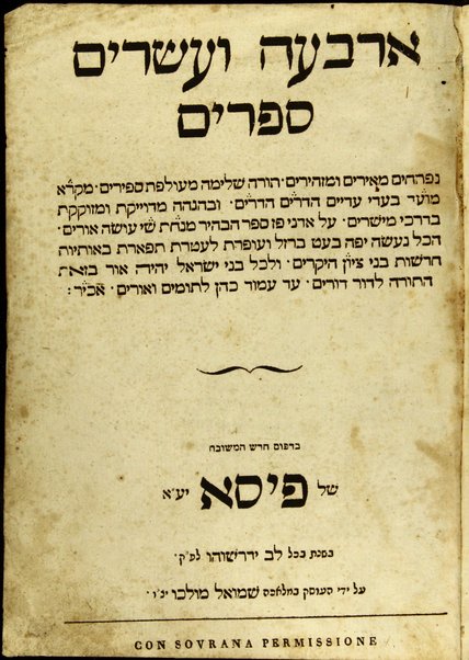 Arbaʻah ṿe-ʻeśrim sefarim : ... Sefer ha-bahir Minḥat Shai