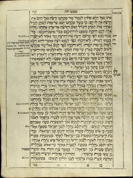 Arbaʻah ṿe-ʻeśrim : ... perush ha-milot be-leshon Iṭa'lya'ni  ... nidpas ... Yitsḥaq Foa'