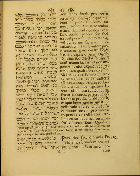 613 leges hebræorum : hebraeae; sed & juris studiosis magno emolumento esse possit, opera Caroli Schulten ; accedit ejusdem calendarium judaicum hebræo-latinum / ductu rabbi Jehudæ Lebh Schvertsensis ; versione, notis, paraphrasi, emendatione textus, interstinctione, dictorumque s.s. in margine notatione. Breviter quidem; sed ita proposita, ut non theologiæ tantum, & lingvæ.