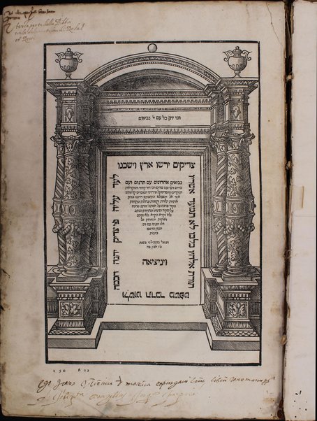 Yitbarekh ha-meʼir me-ishun asher heṭiv ḥasdo ha-aḥaron min ha-rishon lehaʻir ha-śar lehadpis ʻArbaʻ ṿe-ʻeśrim gadol paʻam shenit beʻodo be-ḥayaṿ ... ha-Ḥumash ... ṿeha-Neviʼim ha-aḥaronim ... ṿeha-Ketuvim ... meturgamim, menuḳadim u-meṭoʻamim ṿe-nimsarim ʻal pi darḳe ha-soferim.