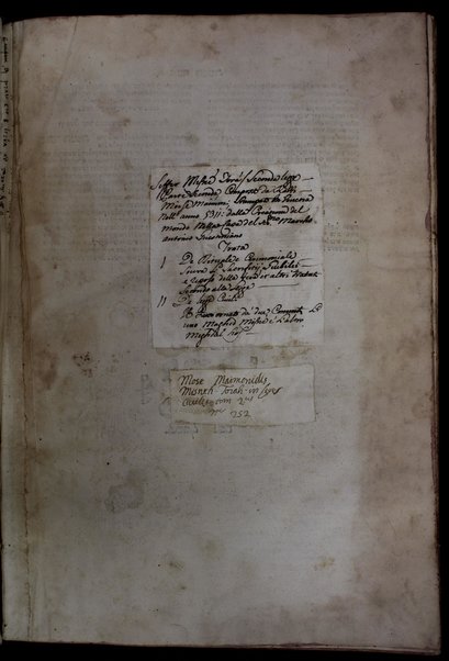 Mishneh Torah ... / ...  ḥiber rabenu Mosheh b. ... Maymon ha-Sefardi ...