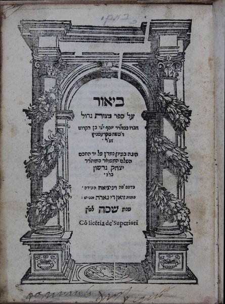 Beʼur ʻal Sefer mitsṿot gadol / ḥibro Yosef ben Mosheh mi-Ḳremenits ; hugah be-ʻiyun ʻal yad Yitsḥaḳ Gershon.