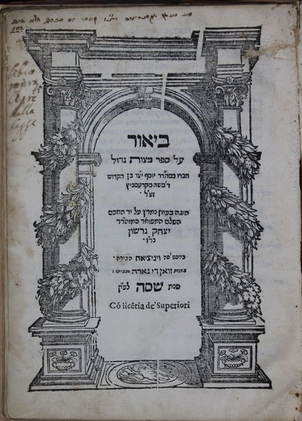 Beʼur ʻal Sefer mitsṿot gadol / ḥibro Yosef ben Mosheh mi-Ḳremenits ; hugah be-ʻiyun ʻal yad Yitsḥaḳ Gershon.