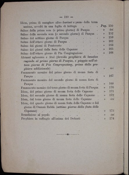 Formulario ordinato-tradotto delle preghiere israelitiche di rito italiano : giorni solenni : Pasqua, Pentecoste, Capanne e ottavo giorno ...