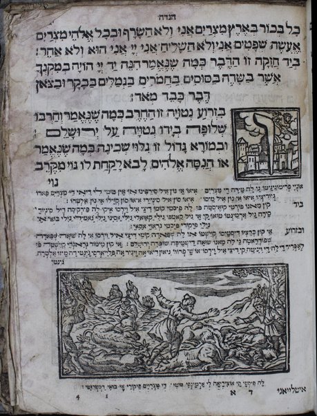 Seder Hagadah shel Pesaḥ : be-lashon ha-ḳodesh u-fitrono be-lashon Iṭaʼlyaʼno ... nidpas ... me-ḥadash le-teshuḳat ... Gad ... Shemu'el Fo'ah ...