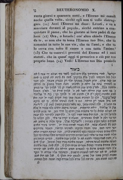 Sefer Torat ha-Elohim : kolel ḥamishah ḥumshe Torah : meturgamim Italḳit u-mevoʼarim beʼur ḥadash ... = Legge di Dio, ossia il Pentateuco : tradotta in lingua italiana / ʻal yede Yitsḥaḳ Shemuʼel Regyo.