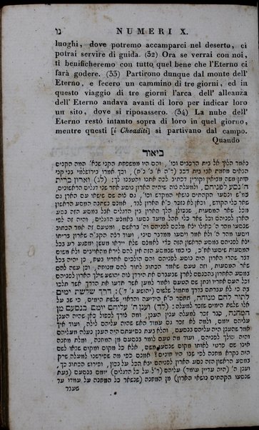 Sefer Torat ha-Elohim : kolel ḥamishah ḥumshe Torah : meturgamim Italḳit u-mevoʼarim beʼur ḥadash ... = Legge di Dio, ossia il Pentateuco : tradotta in lingua italiana / ʻal yede Yitsḥaḳ Shemuʼel Regyo.