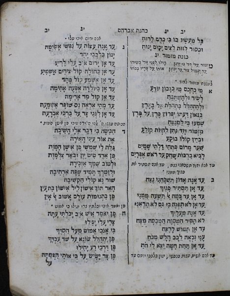 Kehunat Avraham : ṿe-hu perush ḥaruzi le-ḥamishah sifre Tehilim ... u-Vene Ḳeṭurah ṿe-hem pirḳe shirat ha-beruʼim be-mishḳal shir.